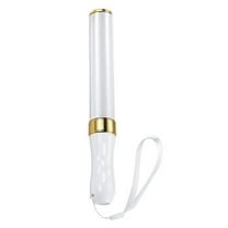 Yunhgft LED Glow Light Sticks Strobe Baton Glow Stick with 15 Multicolor Battery Powered Golden