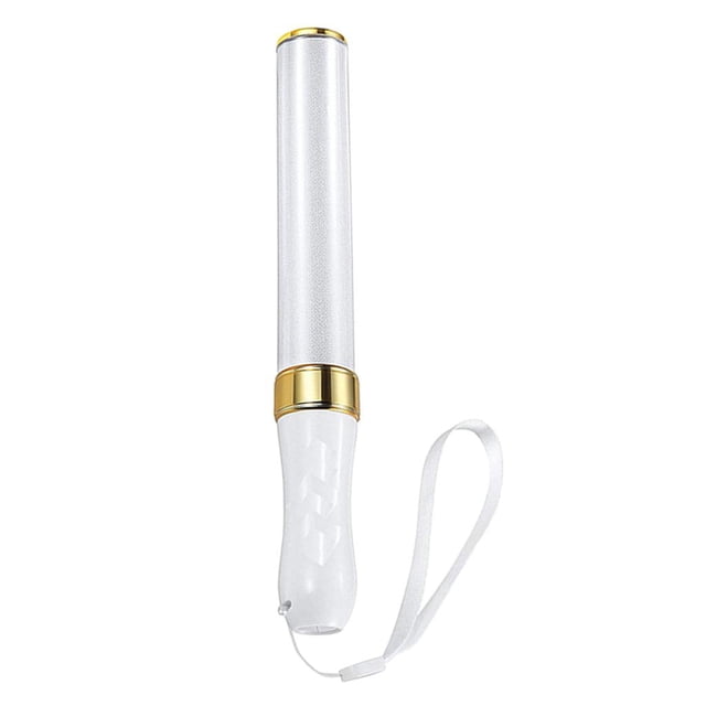 Rongfmy Bâtons Lumineux LED Stroboscopiques Baton avec 15 Piles Multicolores Dorées