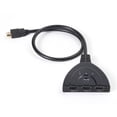 thumbnail image 1 of Conmutador de interfaz multimedia de alta definición 3 en 1 Conmutador divisor de interfaz multimedia de alta definición con cable flexible Admite audio 3D 1080P HD para Switch Xbox One 3 Apple TV, 1 of 12