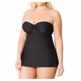 thumbnail image 4 of Women's Smart and Sexy SA1019 Lightly Lined Convertible Tankini Swim Top (Black Hue 38DD), 4 of 4