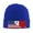 Blue, variant on America-Mexican Flag Beanie Hat Men Women Warm Printed Cap Knit Beanies Hats Outdoor Winter Red