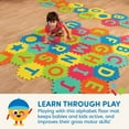 thumbnail image 4 of Battat Honeycomb ABCs Foam Play Mat with 30 Alphabet Tiles, Baby and Toddler Toys, 4 of 11