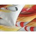 thumbnail image 4 of Ambesonne Bowling Quilted Bedspread Set 3 Pcs, Red Ball Spread Pins, King Size, Red Orange White, 4 of 5