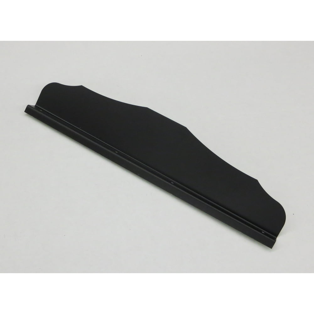 Straight Ornamental Gutter Valley Splash Guard BLACK 3 ct Walmart