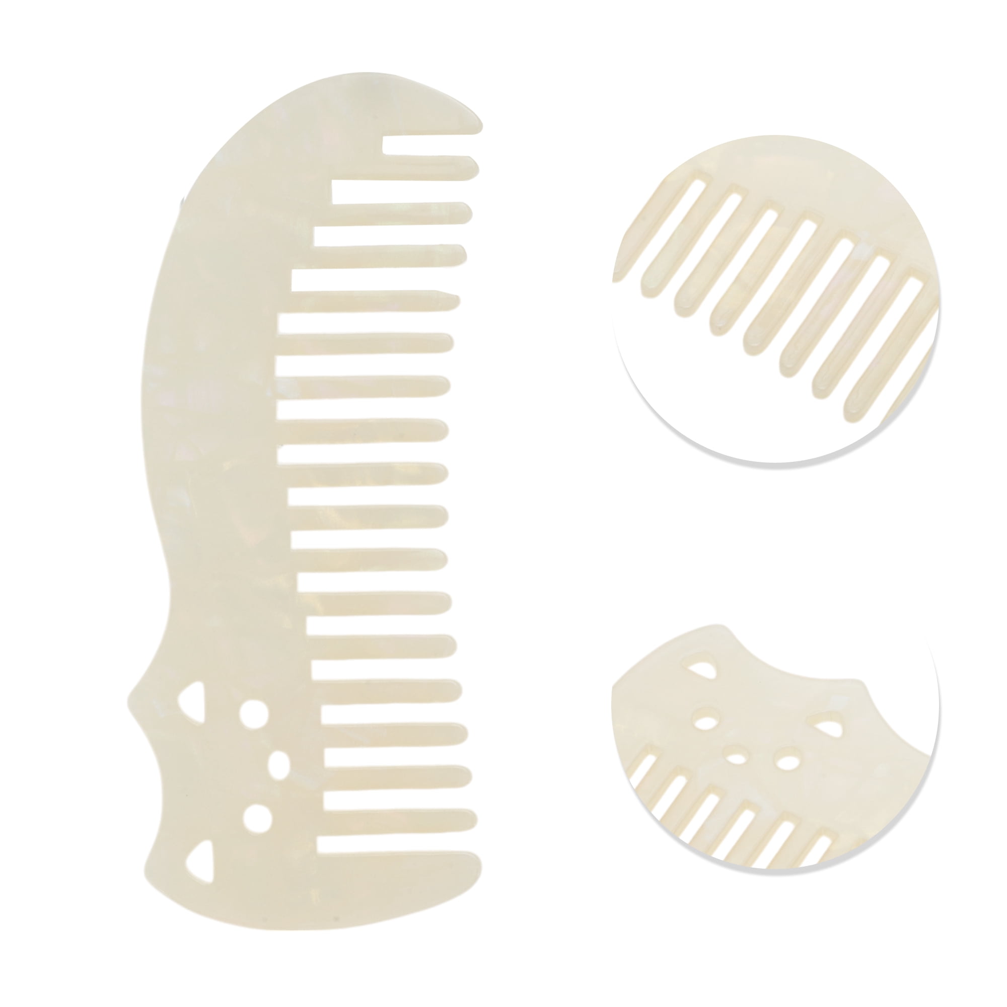 Unique Bargains 1 Pc Cute Cat Marble Hair Comb suitable for Making hair Smooth Colorful
