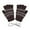 Café, variante sur Hearth & Gear Gants Chauffants Sans Doigts en Tricot de Laine à Motif Rayé USB Mains Gants Chauds Gants pour Femmes Hommes Filles Garçons Gants Chauffants USB Stepper Stationnaire sous le Bureau Vélo d'Exercice Mini Elliptique
