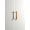 thumbnail image 7 of Goo-Ki Antique Brass Cabinet Knobs with Backplate- 7.6''(192MM) Hole Centers Zinc Alloy Cabinet Handle with 1.2''(30MM) Dia Double Cabinet Knobs, 2 Pack, 7 of 7