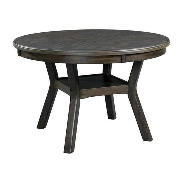 Bowery Hill Table à Manger de Hauteur Standard de Style Mi-Siècle en Noyer