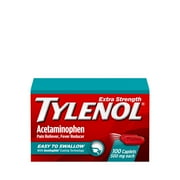 Tylenol Extra Strength Acetaminophen, Easy to Swallow Caplets, 100 Ct