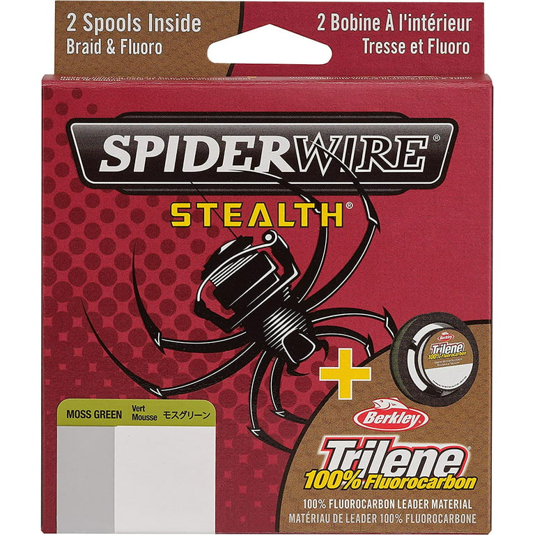Spiderwire Stealth Trilene 100% Fluorocarbon Dual Line