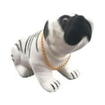 thumbnail image 4 of Decoración para salpicadero de coche con forma de perro que asiente con la cabeza, bonito regalo para amantes de los perros, accesorio para coche. Blanco, 4 of 9