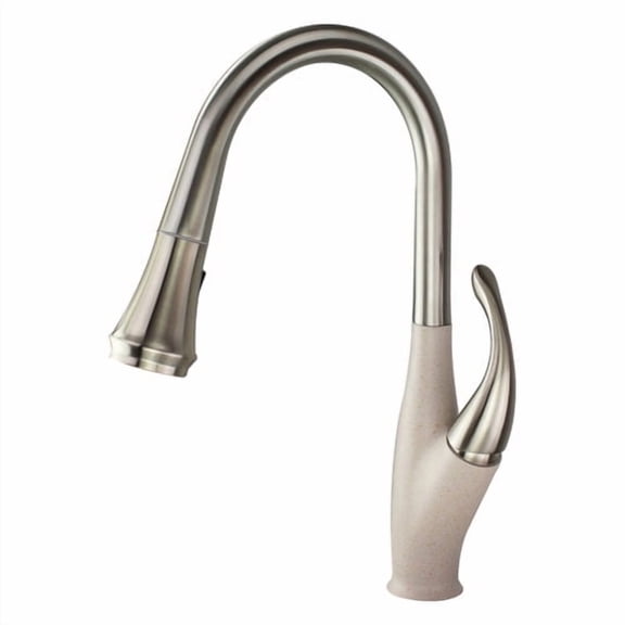 Transolid Layla Pull Out Single Handle Kitchen Faucet