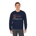 thumbnail image 5 of Journalist Sweatshirt Gifts Crew Neck Shirt Long Sleeve Unisex, 5 of 5
