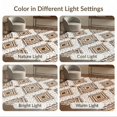 thumbnail image 7 of ODIKA 9'x12' Washable Area Rug Low Pile, Flatwoven, Print Southwestern Abstract Inspired Patches Border Spotted Cow Refined for Great Room, Indoor Concept, Large Living, 7 of 7