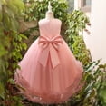 thumbnail image 5 of HBYJLZYG Sleeveless Tulle Puffy Dress, Toddler Girls Dress Net Yarn Bowknot Birthday Party Flowers Gown Kids Dresses 3-9 Year, 5 of 5