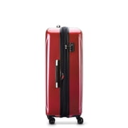 DELSEY PARIS Helium Aero 31 Large Checked Hardside Expandable Spinner Luggage, Brushed Metal