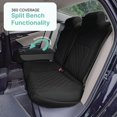 thumbnail image 4 of For 2016-2024 Honda Civic FH Group Neoprene Custom Fit Car Seat Covers Waterproof  - Full Set Black, 4 of 10