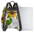 thumbnail image 3 of Yiaed Plump Sunflower And Sketch Print Laptop Backpack for Women Slim Computer Bag Work Travel College Backpack Purse Fits 14 Inch Notebook, 3 of 4