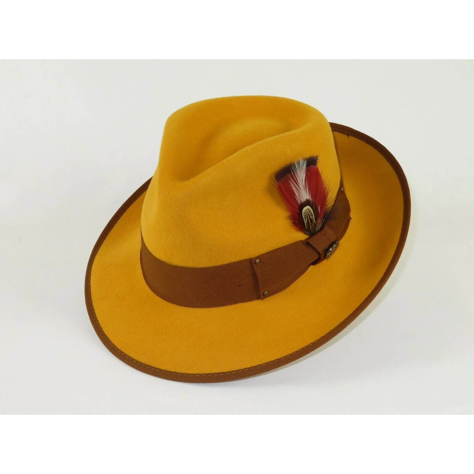 Mens Wool Fedora Hat Bruno Capelo 