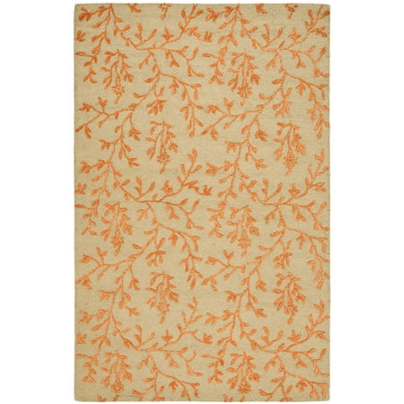 Safavieh Soho Azalea Wool Rug, Green / Gold