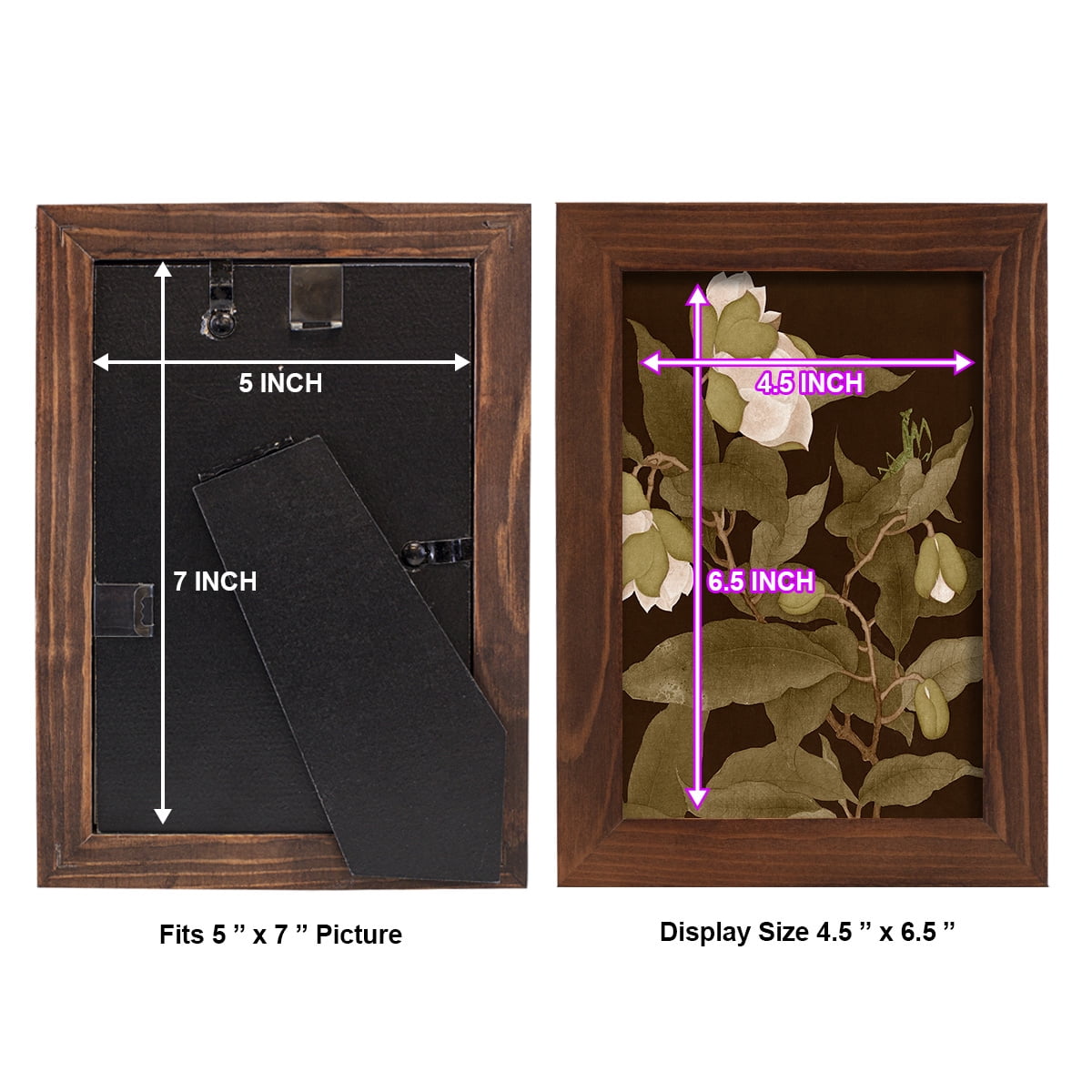 Asian Brocade I - Framed Print w/glass - Chestnut