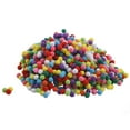 thumbnail image 3 of 1000 Pcs 10mm Mixed Color Soft Fluffy Pom Poms Pompoms for kids Crafts, 3 of 8