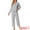 Gray, variant on DARING DIVA Women's Soft Modal Button Down Pajama Sets M Peacock Blue