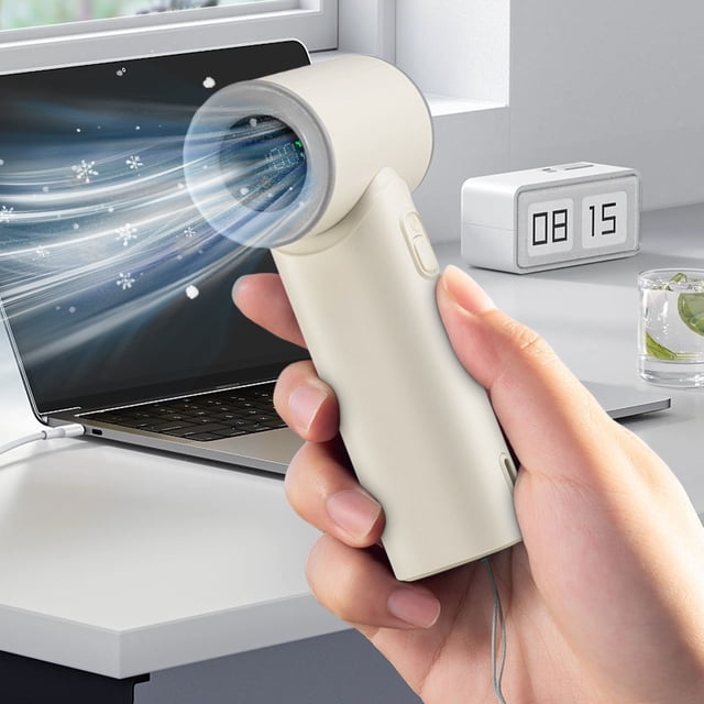 Fan Handheld Portable Handheld Turbo Fan Mini Handheld Fan Portable Fan for Travel Small Fan Handheld Fan Mini Handheld Turbo High Speed Small Fan USB Charged Iced Hanging Fan Portable Bladeless Fan