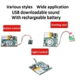 thumbnail image 2 of CZY USB Greeting Board Sound Card 8M Storage 6-Level Volume Adjustable Green, 2 of 5