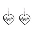thumbnail image 2 of Herunwer Acrylic Halloween Earrings Black Pendants Women's Earrings Happiness Halloween Holiday Clothing Jewelry, 2 of 6