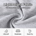 thumbnail image 4 of Men's Cotton Shorts Casual Elastic Waist Drawstring Summer Beach Vacation Yoga Golf Shorts with Zipper Pockets, 4 of 7