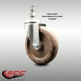 thumbnail image 2 of 5 Inch 316SS High Temp Glass Filled Nylon Swivel ½ Inch Threaded Stem Caster SCC, 2 of 2