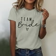 thumbnail image 2 of Fgnfyis T-Shirts à Manches Courtes pour Femmes Mode pour Femmes pour Hauts Décontractés T-Shirt à Manches Courtes à Col Rond Tee T-Shirt avec Imprimé de Lettres Haut Ample T-Shirts pour Femmes Vert_001 m, 2 of 5