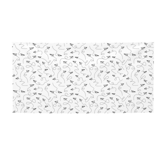 Picia Airplane Pattern Party Banner, Festive Decoration, Holiday Banner, Celebration Decor, Event Banner, Reusable Party Banner-Small