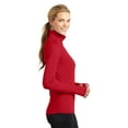 thumbnail image 2 of Sport-Tek ® Ladies Sport-Wick ® Stretch 1/2-Zip Pullover. LST850, 2 of 3