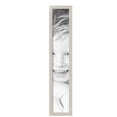 thumbnail image 2 of ArtToFrames 6" x 35" Slanted Lip White Picture Frame, 6x35 inch White Wood Poster Frame (WOM-4825),  Pack, 2 of 7