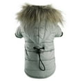 thumbnail image 2 of Veste à Capuche d'Hiver pour Chien, Chaude, Rembourrée, Confortable, pour Chiot, Temps Froid, 2 of 3