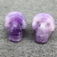 thumbnail image 3 of MATROOY 10pcs Natural Amethyst Quartz Crystal Skull Carved Stone Skeleton Healing Reiki, 3 of 9