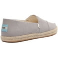 thumbnail image 3 of Toms Alpargata Rope Men's Vegan Cotton Slip On Espadrilles In Grey Size 12, 3 of 6