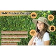 thumbnail image 3 of Solaris Outdoor Wide Brim Sun Hats with Neck Flap Blocking UV Protection Cap Unisex UPF 50+ Foldable Mesh Net for Fin, 3 of 8