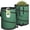 45 Gal-2 packs, variant on Collapsible Trash Can 45 Gallon 2 Pack, Pop Up Yard Waste Bags, 600D Oxford Lawn and Leaf Bags with Drainage Holes, Self-Standing Camping Trash Can, Foldable Garden Bag for Leaf Cleanup
