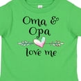 thumbnail image 4 of Inktastic Oma and Opa Love Me Heart Grandchild Boys or Girls Toddler T-Shirt, 4 of 5