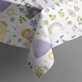 thumbnail image 5 of Princess Unicorn Pattern Square Tablecloth,Waterproof Square Table Cover,Wipeable Spillproof Washable Table Cover for Home Kitchen Party Decor 42"X42"(107x107cm), 5 of 6