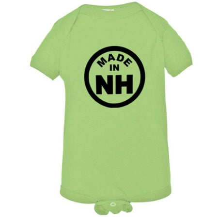 

PleaseMeTees™ Baby Born Made In New Hampshire NH Logo Label HQ Jumpsuit