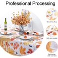 thumbnail image 5 of Thanksgiving Tablecloth, Fall Maple Leaves Table Cloth, Rectangle Autumn Harvest Table Cover for Thanksgiving Parties Kitchen Dining, 60x120 Inch, 5 of 6