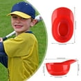 thumbnail image 2 of Baseball Helmet Ice Cream Snack Bowl Mini Baseball Party Dessert Ice Cream Bowl (White, 6 pcs), 2 of 7