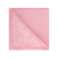 thumbnail image 4 of INSPIRE CHIC Men's Leaves Pocket Square Embroidered Handkerchiefs with Trim Pink One Size, 4 of 4