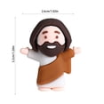 thumbnail image 3 of 50 Figuras Religiosas de Juguete, Regalos, Muñeco Clásico de Cristo, Salvador, Artículos Religiosos, Recuerdos para Fiestas Religiosas, Detalles para Pascua, 3 of 6
