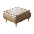 thumbnail image 3 of Luzkey Rattan Coffee Table End Table Modern Decor Low Table Tatami Tea Table Japanese Floor Table for Balcony Farmhouse Office Porch, 3 of 8