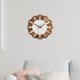 thumbnail image 5 of Reloj de pared redondo de madera, reloj colgante decorativo, movimiento silencioso. 20 centímetros, 5 of 7